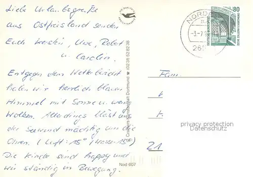 AK / Ansichtskarte Norden_Norddeich_Ostfriesland Fliegeraufnahme Norden_Norddeich