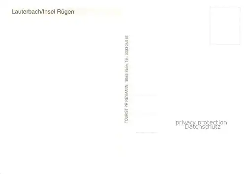 AK / Ansichtskarte Lauterbach_Ruegen Fliegeraufnahme mit Insel Vilm Lauterbach Ruegen