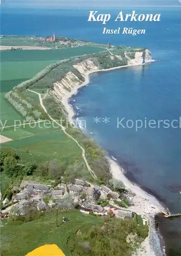 AK / Ansichtskarte Kap_Arkona Fliegeraufnahme mit Fischerdorf Vitt Insel Ruegen Kap_Arkona