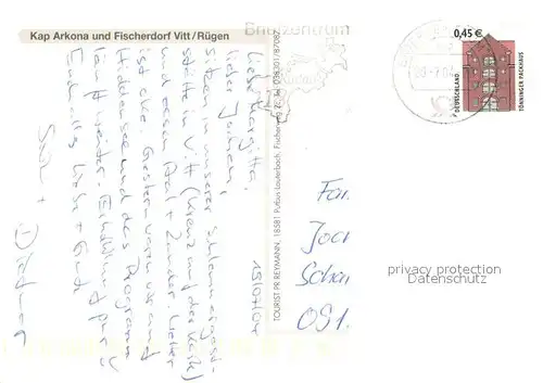 AK / Ansichtskarte Kap_Arkona Fliegeraufnahme mit Fischerdorf Vitt Insel Ruegen Kap_Arkona