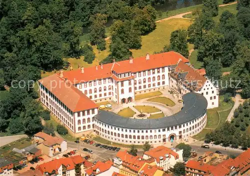 AK / Ansichtskarte Meiningen_Thueringen Schloss Elisabethenburg Fliegeraufnahme Meiningen Thueringen