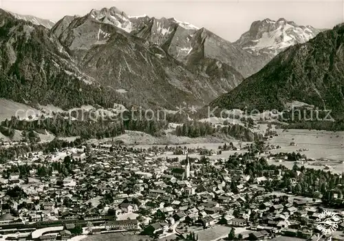 AK / Ansichtskarte Oberstdorf Fliegeraufnahme Oberstdorf