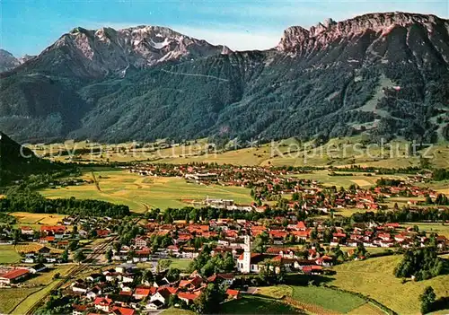 AK / Ansichtskarte Pfronten Fliegeraufnahme mit Rossberg Aggenstein und Breitenberg Pfronten