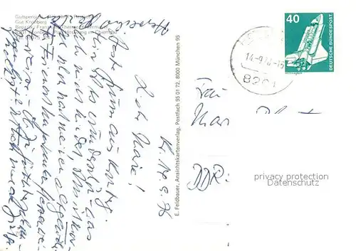 AK / Ansichtskarte Kronberg_Hoeslwang Gut Kronberg Reitplatz Springreiter Ponys Kronberg Hoeslwang