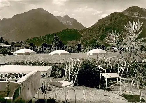 AK / Ansichtskarte Bad_Oberdorf Haus in der Sonne Terrasse Bad_Oberdorf