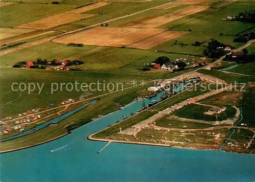 AK / Ansichtskarte Dorumer_Tief Gaststaette Dorumer Tief Fliegeraufnahme Dorumer Tief