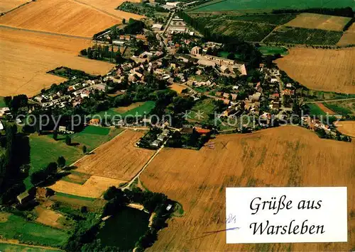 AK / Ansichtskarte Wendeburg Fliegeraufnahme mit Warsleben Wendeburg