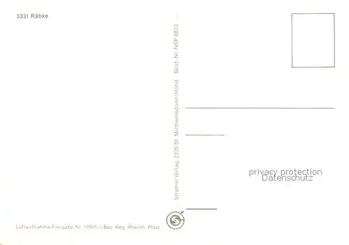 AK / Ansichtskarte Raebke Erholungspark Nord Elm Fliegeraufnahme Raebke