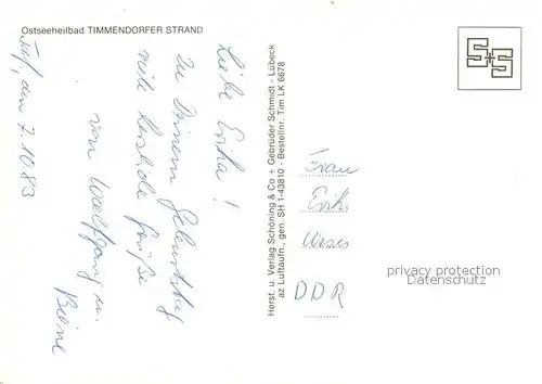 AK / Ansichtskarte Timmendorfer_Strand Fliegeraufnahme Timmendorfer_Strand