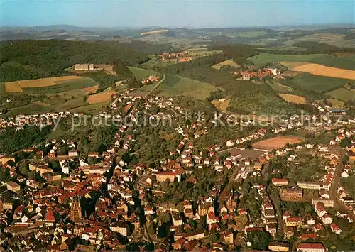 AK / Ansichtskarte St_Wendel Fliegeraufnahme mit Bosenberg Kurklinik und Missionshaus St_Wendel