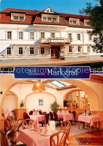 AK / Ansichtskarte Lehnin Hotel Restaurant Markgraf Gaststube Lehnin