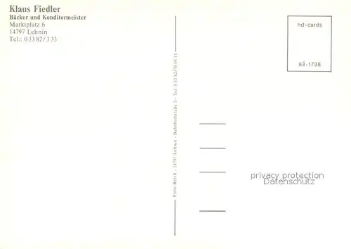 AK / Ansichtskarte Lehnin Klostercafe Lehnin Klaus Fiedler Gaststube Kloster Lehnin