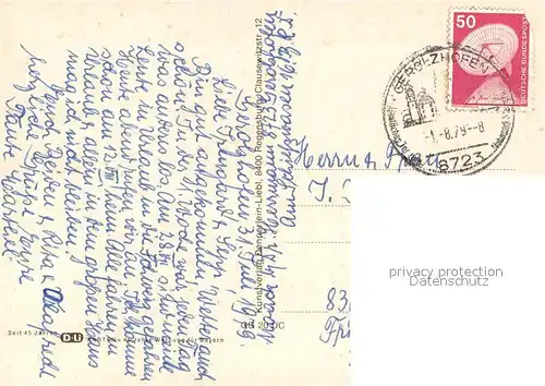 AK / Ansichtskarte Gerolzhofen Stadtpfarrkirche Hallenbad Wohnstift Steigerwald Echtersches Schloss Panorama Kindergarten Gerolzhofen