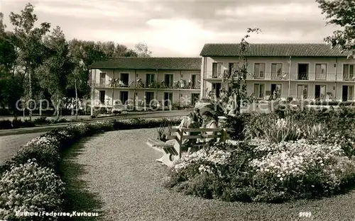 AK / Ansichtskarte Buchau_Federsee_Bad Kurhaus Buchau_Federsee_Bad