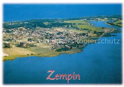 AK / Ansichtskarte Zempin Fliegeraufnahme Zempin
