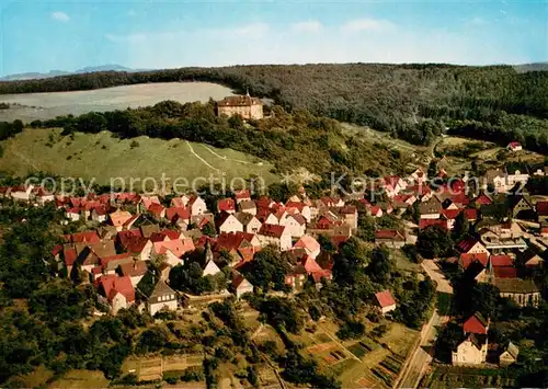 AK / Ansichtskarte Schwalenberg Stadt und Burg Fliegeraufnahme Schwalenberg