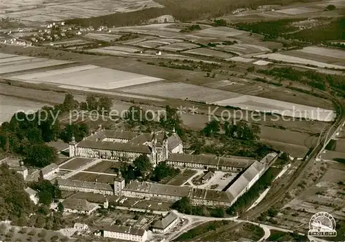 AK / Ansichtskarte Hoexter_Weser Schloss Corvey Fliegeraufnahme Hoexter Weser