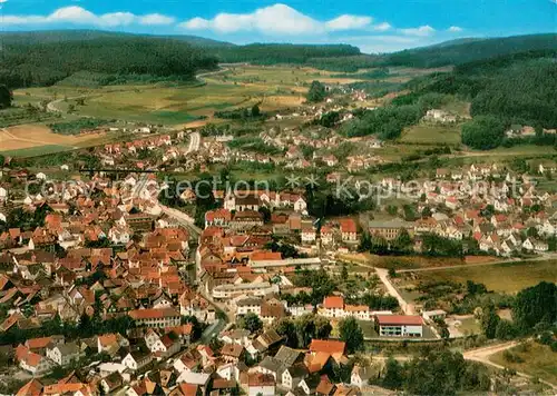 AK / Ansichtskarte Hoechst_Odenwald Erholungsort im Naturpark Bergstrasse Fliegeraufnahme Hoechst_Odenwald
