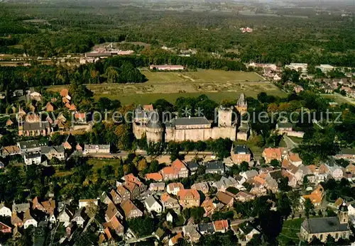 AK / Ansichtskarte Bentheim_Bad mit Schoss Fliegeraufnahme Bentheim_Bad