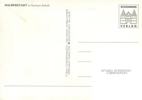AK / Ansichtskarte Halberstadt Fliegeraufnahme Halberstadt