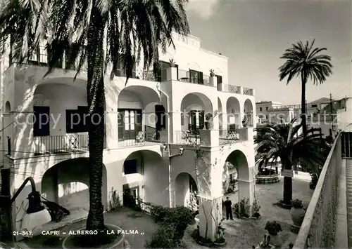 AK / Ansichtskarte Capri Albergo La Palma Capri