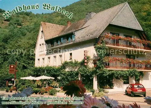 AK / Ansichtskarte Burgen_Mosel Waldhaus Waldeck Hotel Restaurant Baybachtal Burgen Mosel