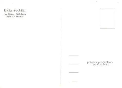 AK / Ansichtskarte Rieden_Eifel Eifeler Seehuette Rieden Eifel