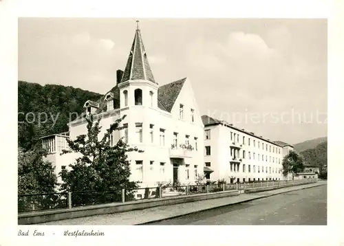 AK / Ansichtskarte Bad_Ems Westfalenheim Kupfertiefdruck Bad_Ems