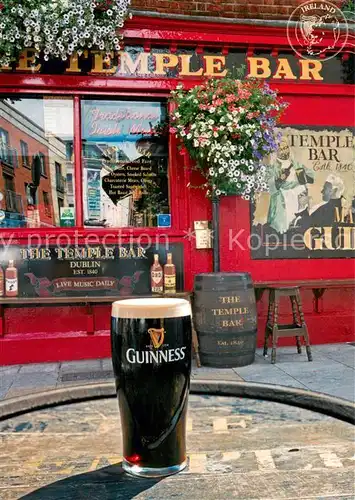 AK / Ansichtskarte Dublin_Ireland Temple Bar Guinness Dublin_Ireland