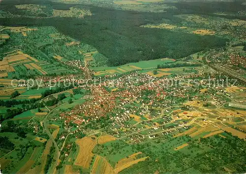 AK / Ansichtskarte Wilferdingen Fliegeraufnahme Wilferdingen
