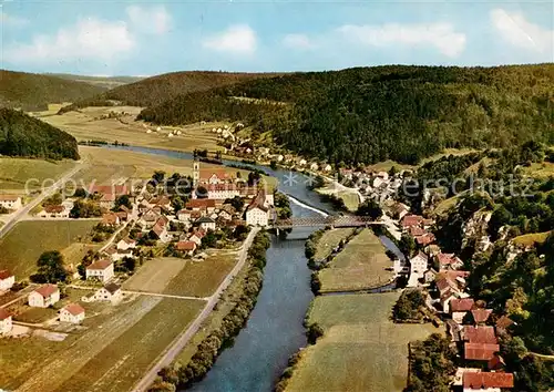 AK / Ansichtskarte Pielenhofen im Naabtal Fliegeraufnahme Pielenhofen
