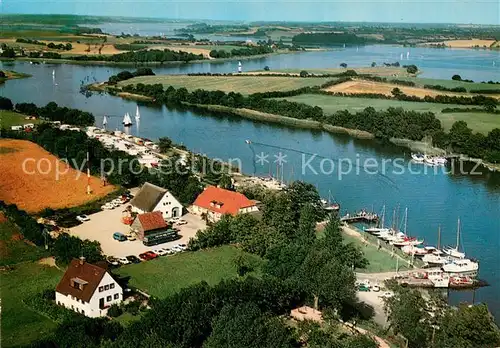 AK / Ansichtskarte Missunde_Schlei Fliegeraufnahme 