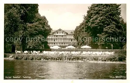 AK / Ansichtskarte Tutzing Hotel Seehof Tutzing Tutzing