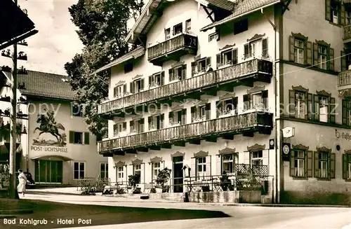 AK / Ansichtskarte Bad_Kohlgrub Hotel Post Bad_Kohlgrub