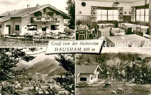 AK / Ansichtskarte Schliersee Cafe Huberalm Gaststube Huberspitz Haushan Schliersee