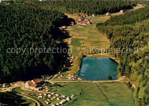 AK / Ansichtskarte Trippstadt Camping Hotel Saegmuehle Fliegeraufnahme Trippstadt