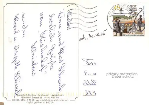 AK / Ansichtskarte Klaistow_Busendorf_Beelitz Spargelhof Klaistow Buschmann und Winkelmann 