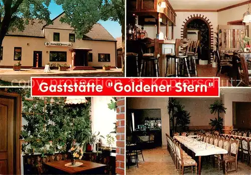 AK / Ansichtskarte Gross_Eichholz Gaststaette Goldener Stern Bar Gaststube Speisesaal Gross Eichholz