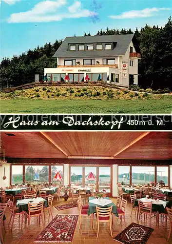 AK / Ansichtskarte Dachsenhausen Haus am Dachskopf Gastraum Dachsenhausen