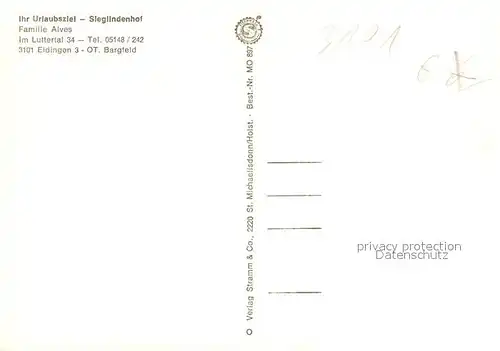 AK / Ansichtskarte Eldingen Sieglindenhof Garten Weiher Schafherde Gastraum Eldingen