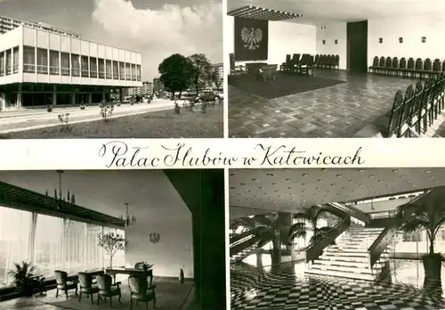 AK / Ansichtskarte Katowice Palac Slubow w Katowicach Sala uroczystego nadawania imion sala zawierania malzenstw hall Katowice