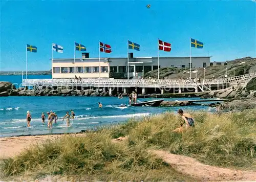 AK / Ansichtskarte Varberg Getteroen Restaurang Kattegatt Varberg