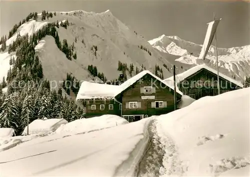 AK / Ansichtskarte Baad_Mittelberg_Kleinwalsertal Starzelhaus Baad_Mittelberg
