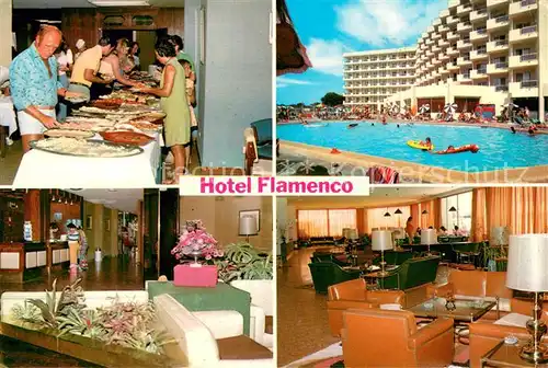 AK / Ansichtskarte Cala_Millor_Mallorca Hotel Flamenco Buffet Pool Rezeption Gastraum Cala_Millor_Mallorca