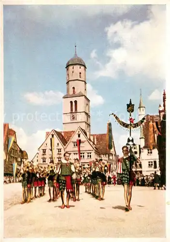 AK / Ansichtskarte Biberach_Riss Biberacher Schuetzenfest Kleine Schuetzenmusik Biberach Riss