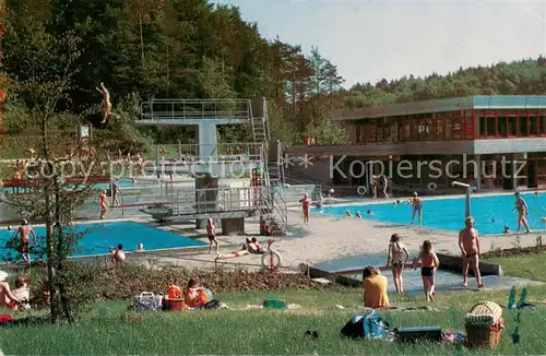 AK / Ansichtskarte Betzenstein Beheiztes Freibad mit Waermehalle Betzenstein