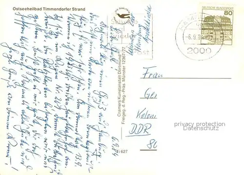 AK / Ansichtskarte Timmendorfer_Strand Fliegeraufnahme  Timmendorfer_Strand