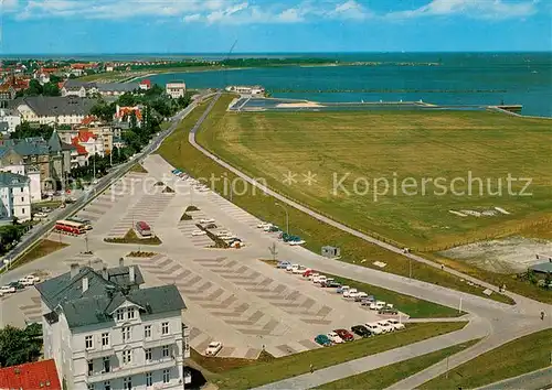AK / Ansichtskarte Cuxhaven_Nordseebad Am Seedeich Fliegeraufnahme  Cuxhaven_Nordseebad