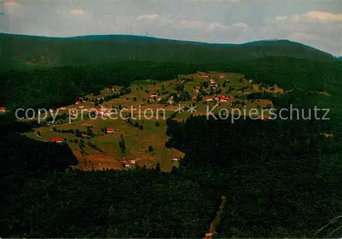 AK / Ansichtskarte Waldhaeuser_Neuschoenau Fliegeraufnahme mit Hotel Berggasthof Lusen Waldhaeuser Neuschoenau