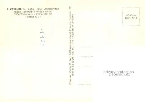 AK / Ansichtskarte Weilerswist Ortspartien Kirchen Sportplatz Weilerswist